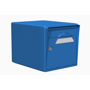 BOITE AUX LETTRES RESINE 1 PORTE Bleu 15-SF