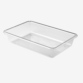 BAC PLAT TRANSPARENT 3L