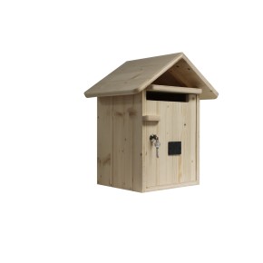 BOITE AUX LETTRES BOIS CONDAMINE 1 PORTE-TOIT BOIS